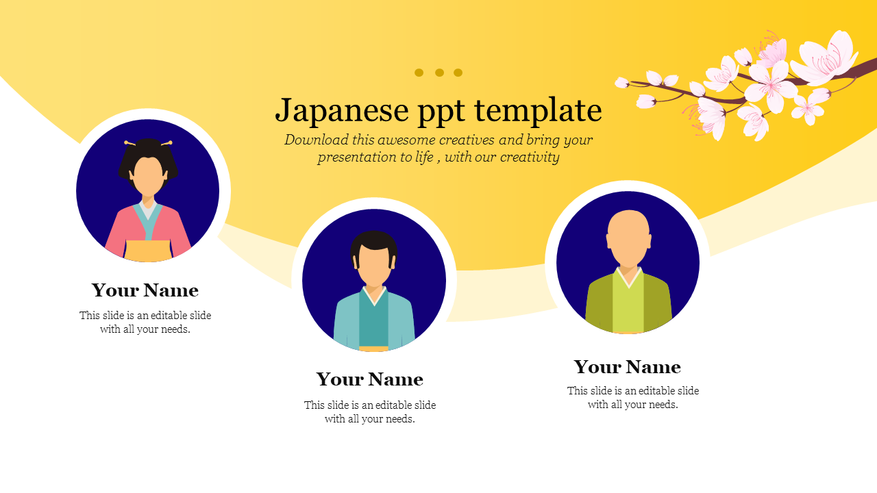 Japanese ppt template